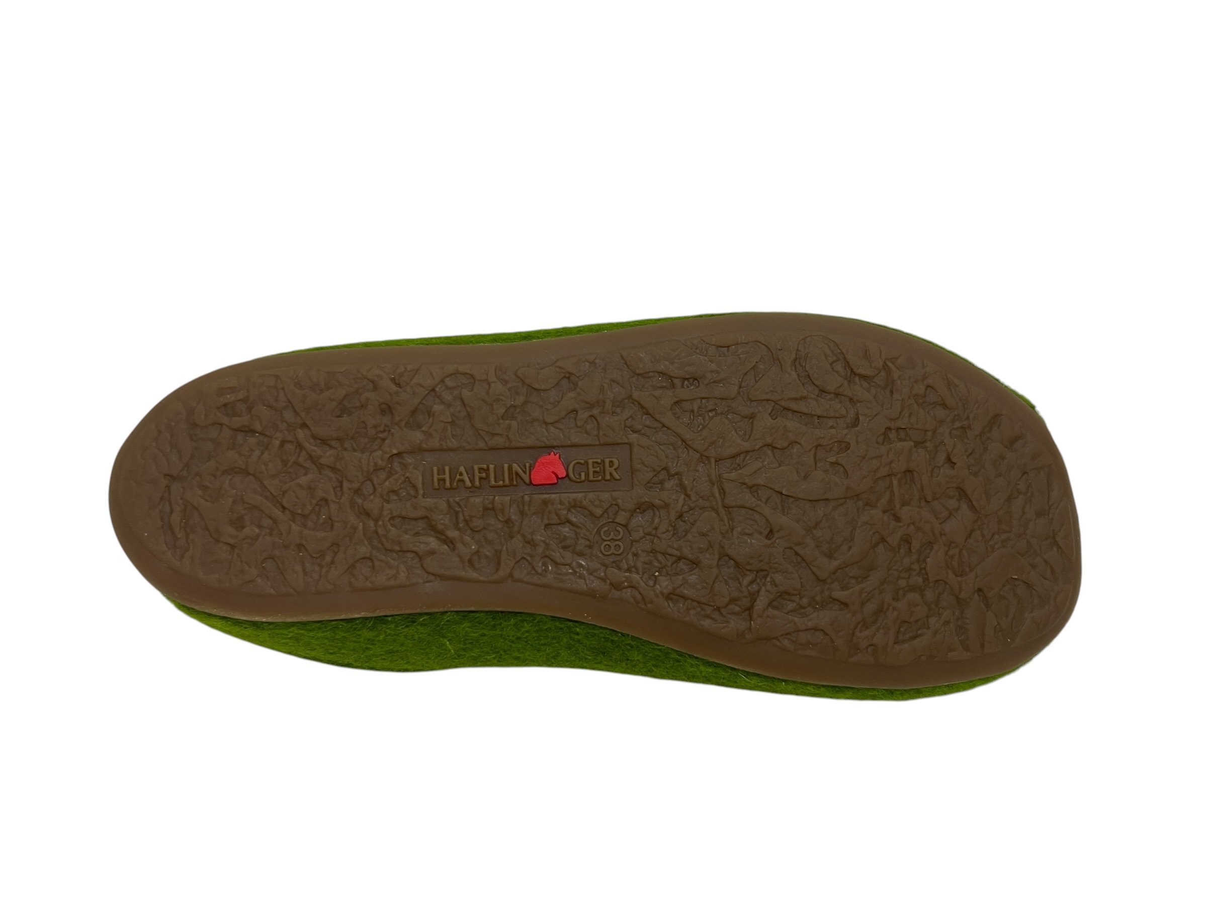Haflinger Pantolette EVEREST FUNDUS grün
