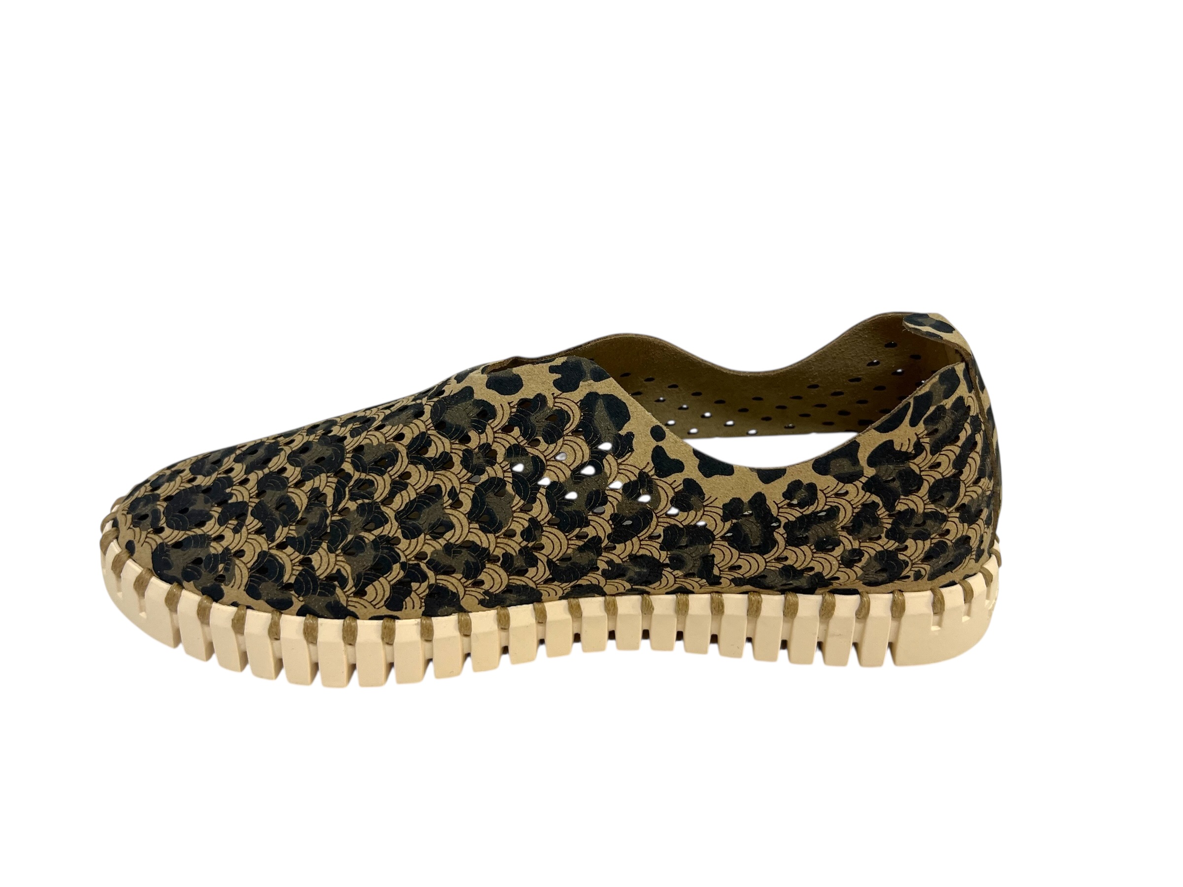 Ilse Jacobsen Slipper TULIP Leoprint beige