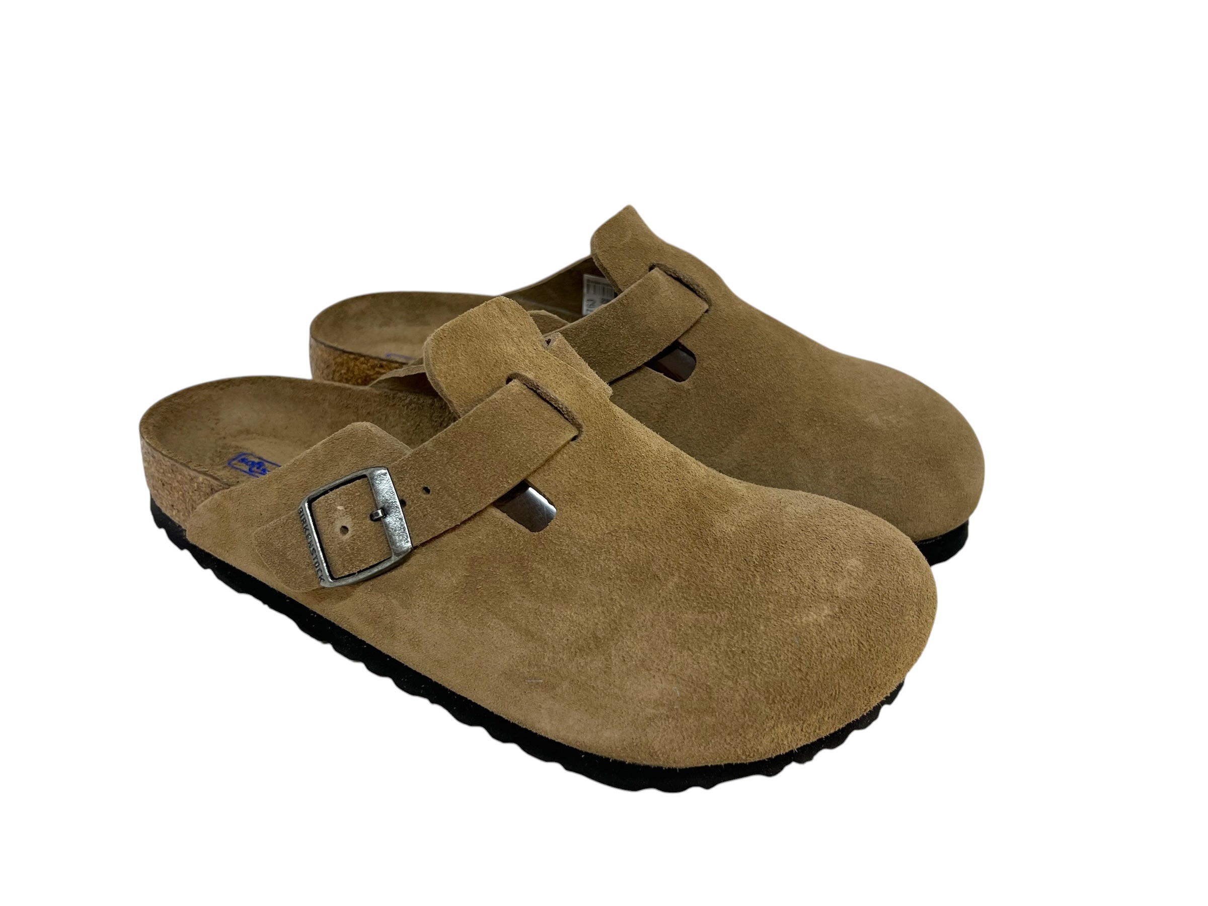 Birkenstock Pantolette BOSTON dark tea tonal - Weichfußbett / Schmal Birkenstock Pantolette BOSTON dark tea tonal - Weichfußbett / Schmal