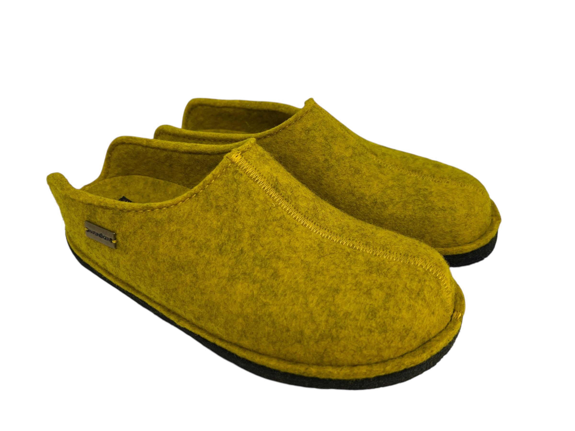 Haflinger Pantolette FLAIR SMILY gelb Haflinger Pantolette FLAIR SMILY gelb