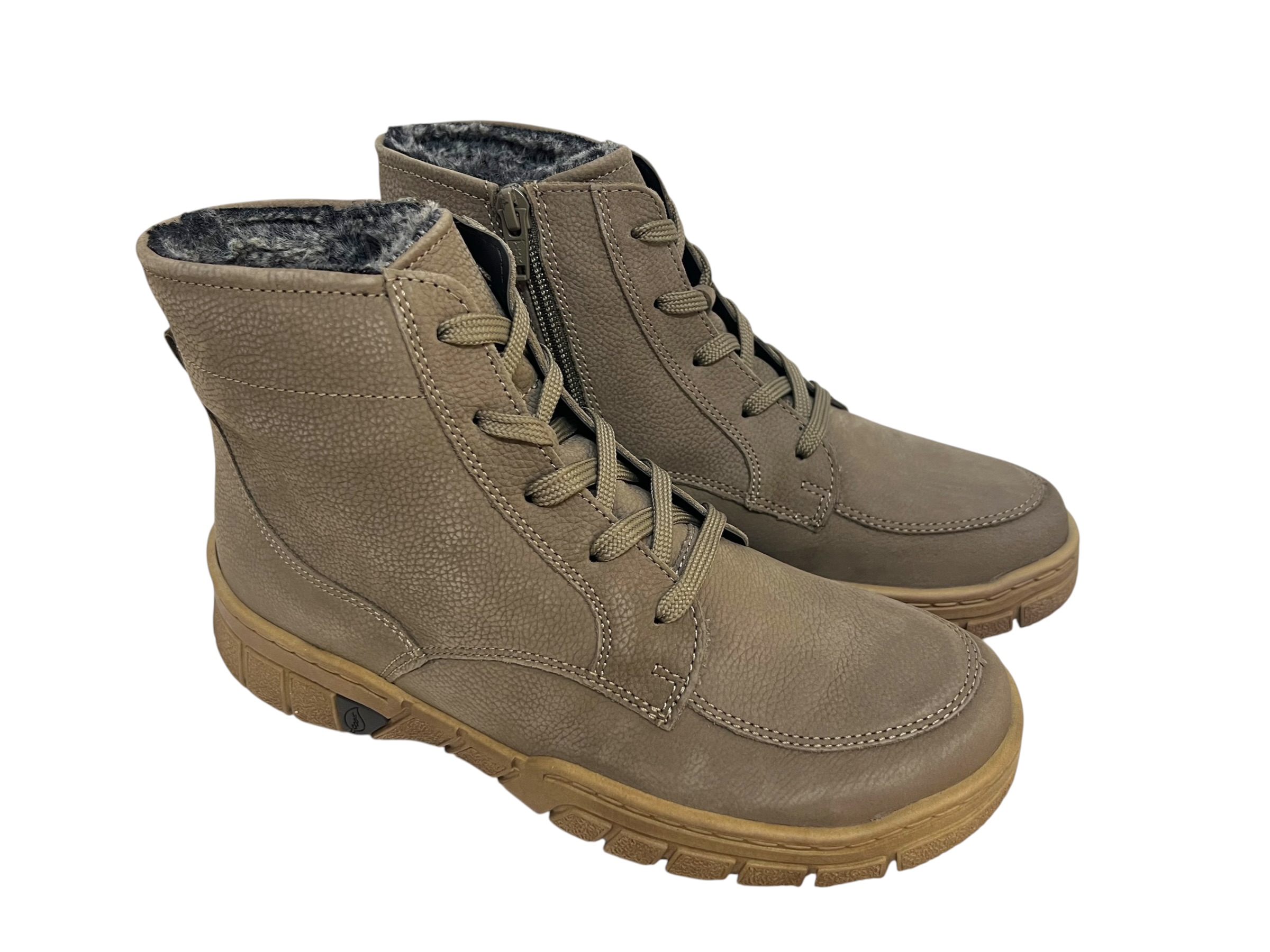 Waldläufer Schnürschuh H-LUMI taupe