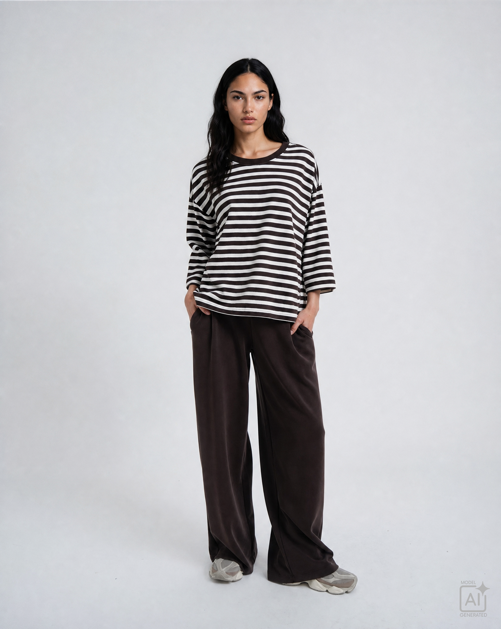 Smith & Soul Hose dunkelbraun