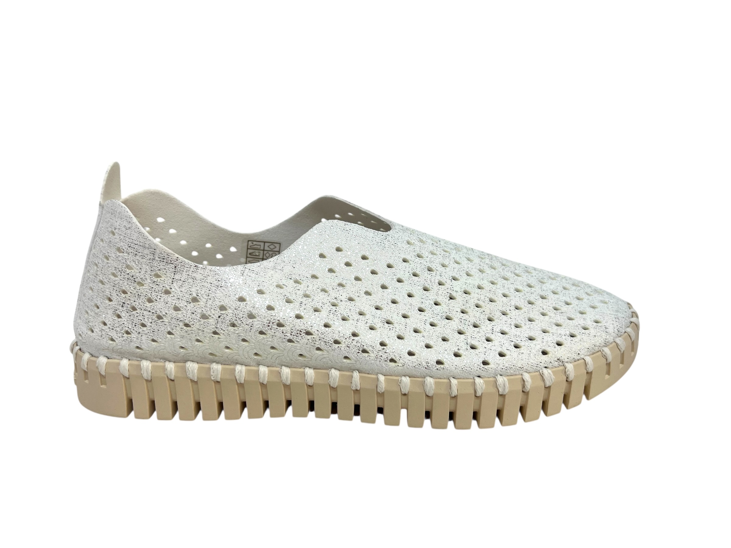 Ilse Jacobsen Slipper TULIP weiß silber