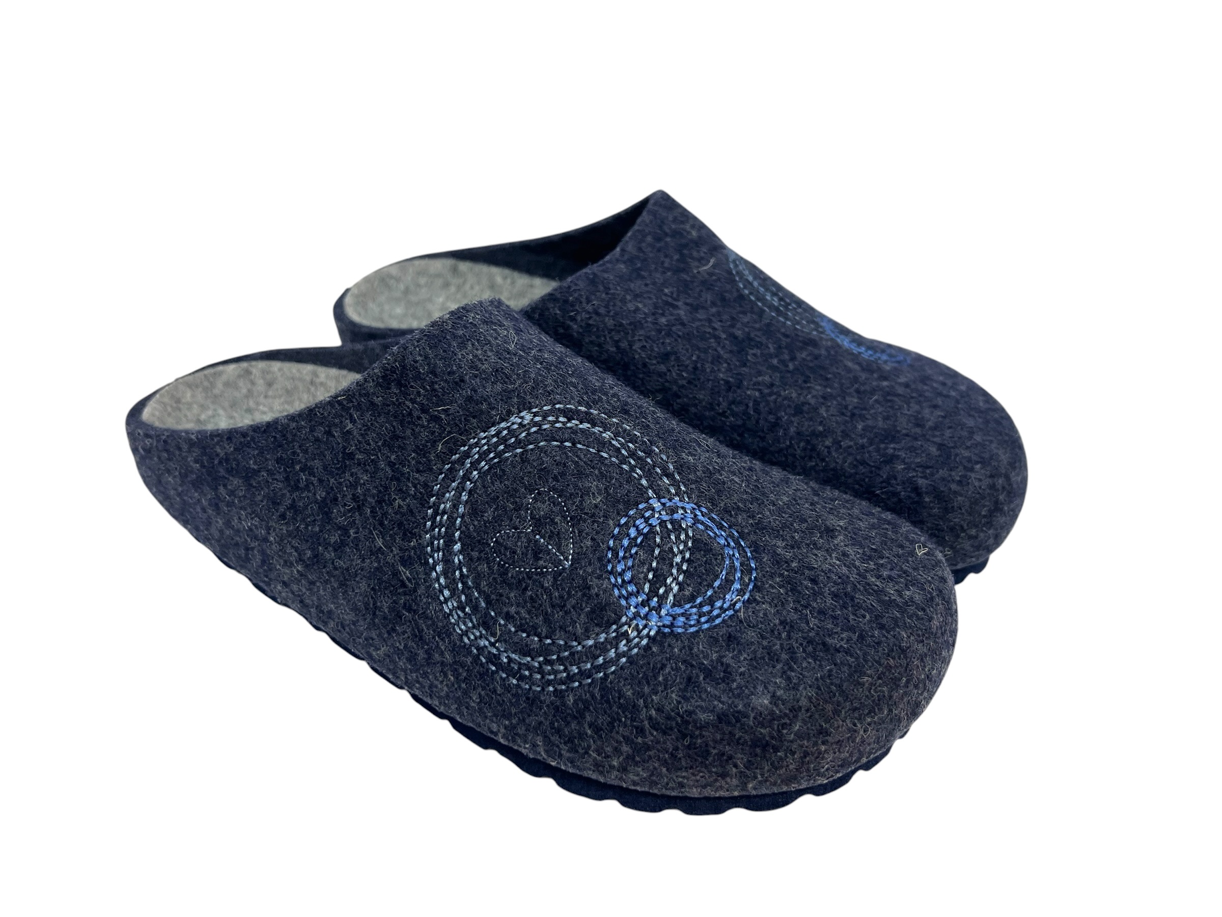 Longo Hausschuhe navy