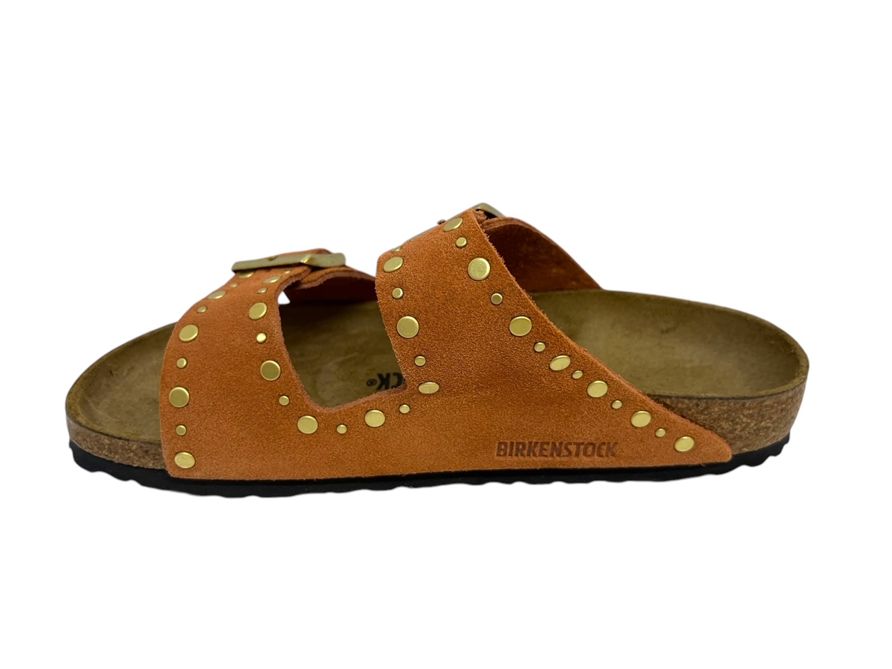 Birkenstock Pantolette ARIZONA RIVET BORDER hellbraun Birkenstock Pantolette ARIZONA RIVET BORDER hellbraun