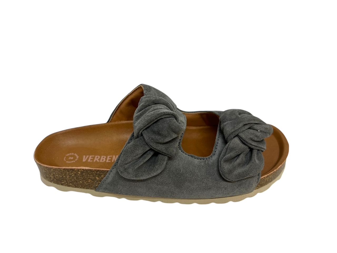 Verbenas Pantoletten RAIN grau