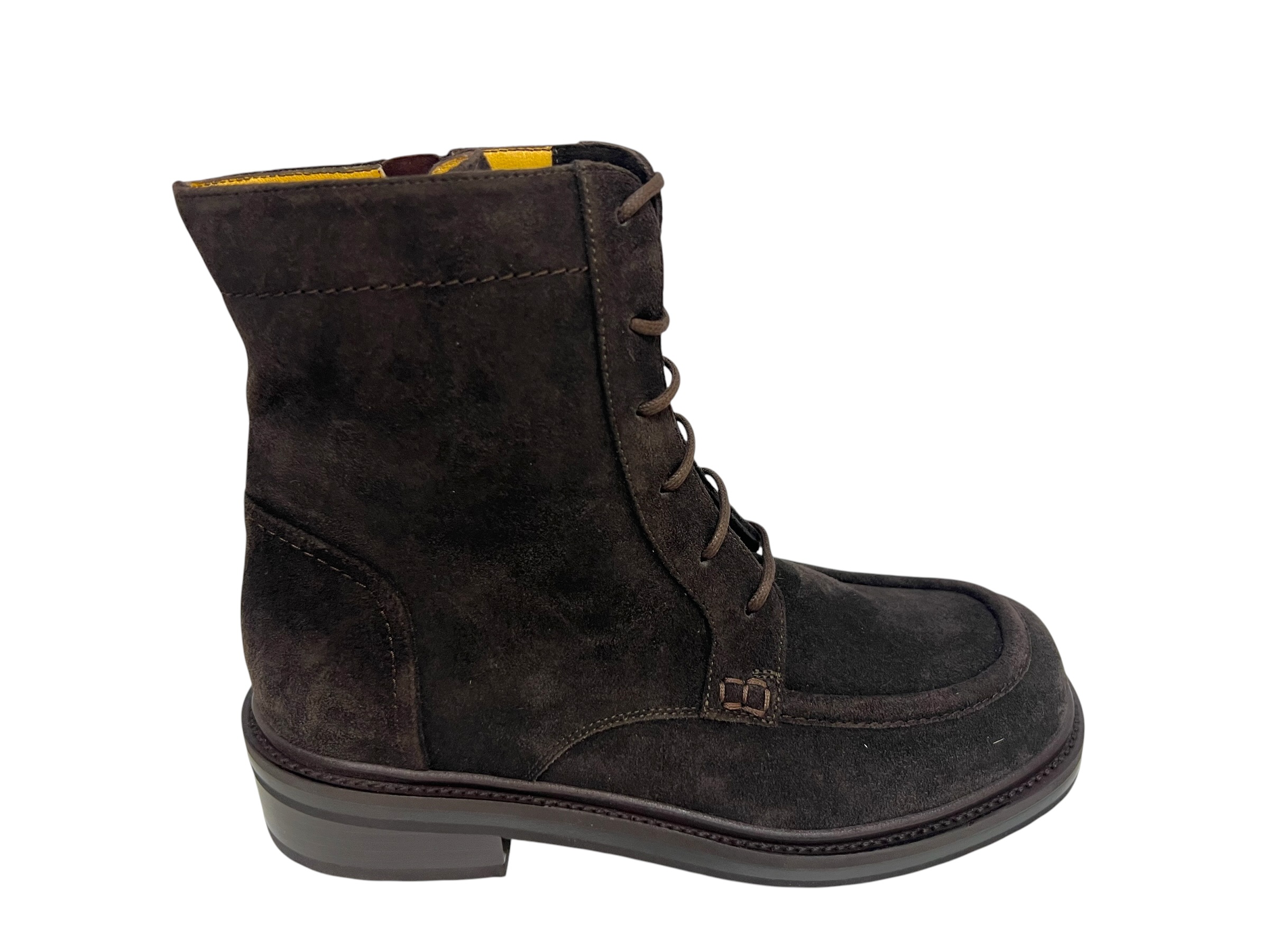 Trumans Schnürstiefelette dunkelbraun