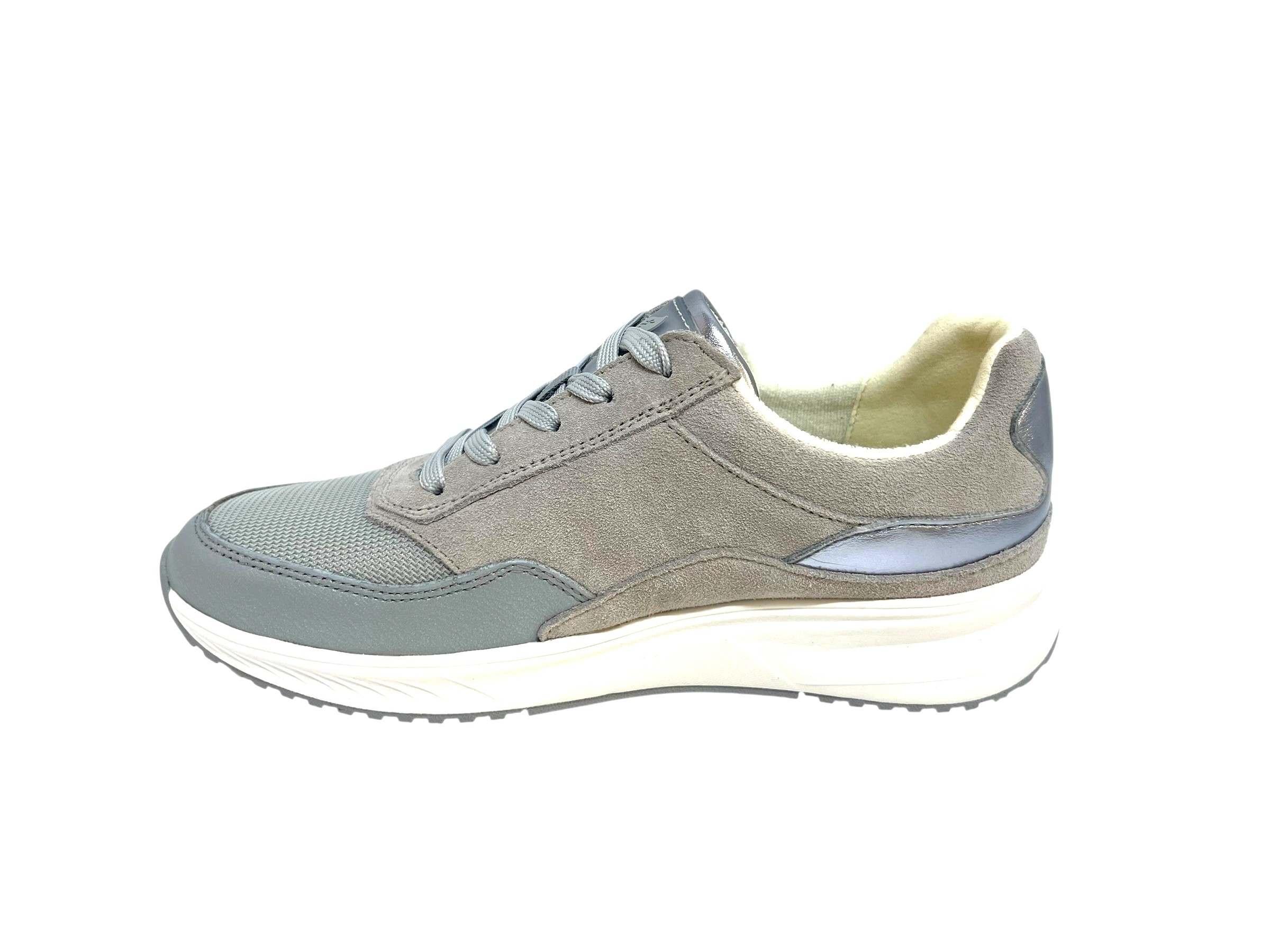 Waldläufer Schnürschuhe H-MARA grau silber