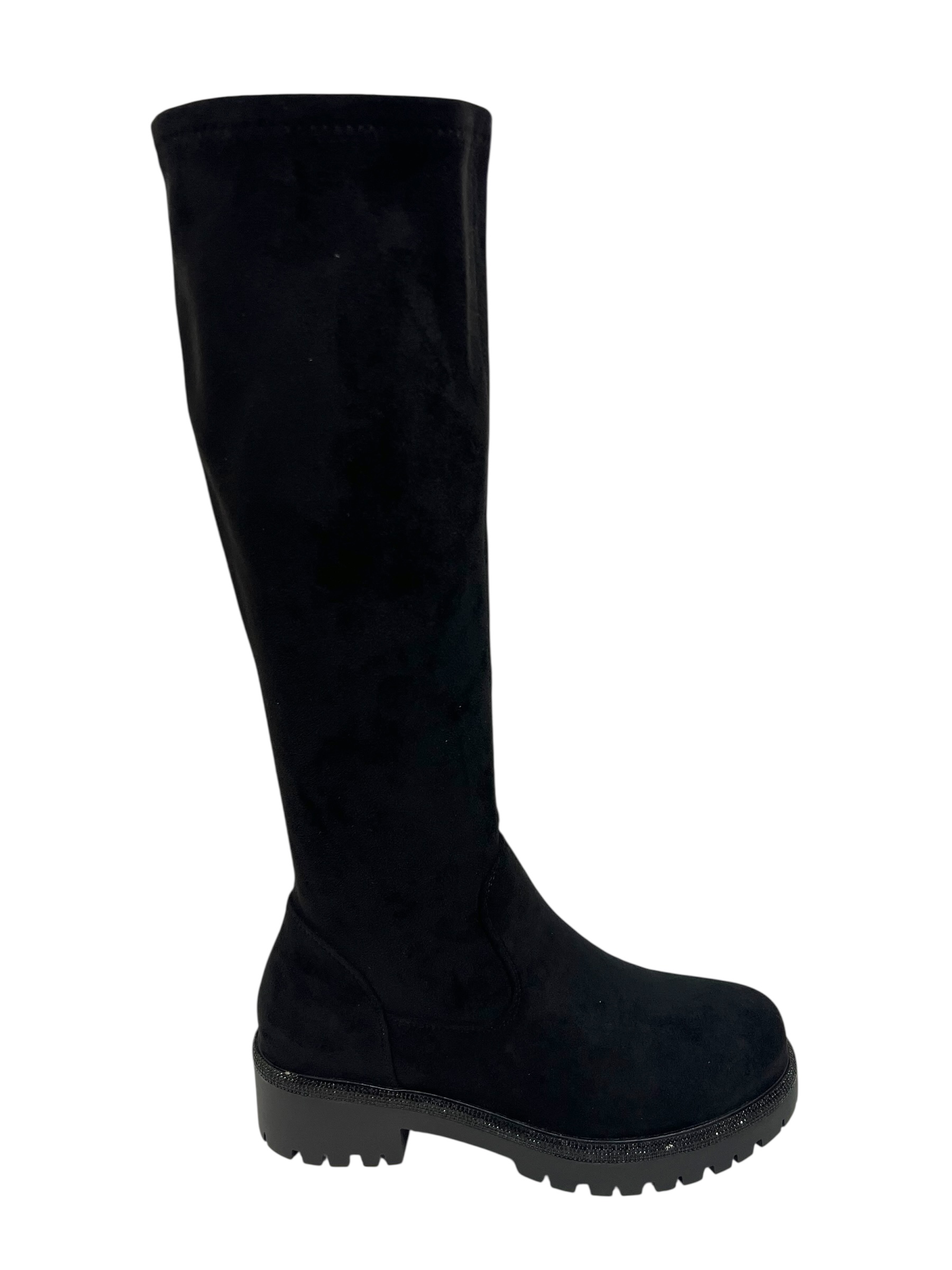 La Strada Schaft Stiefel schwarz VEGAN