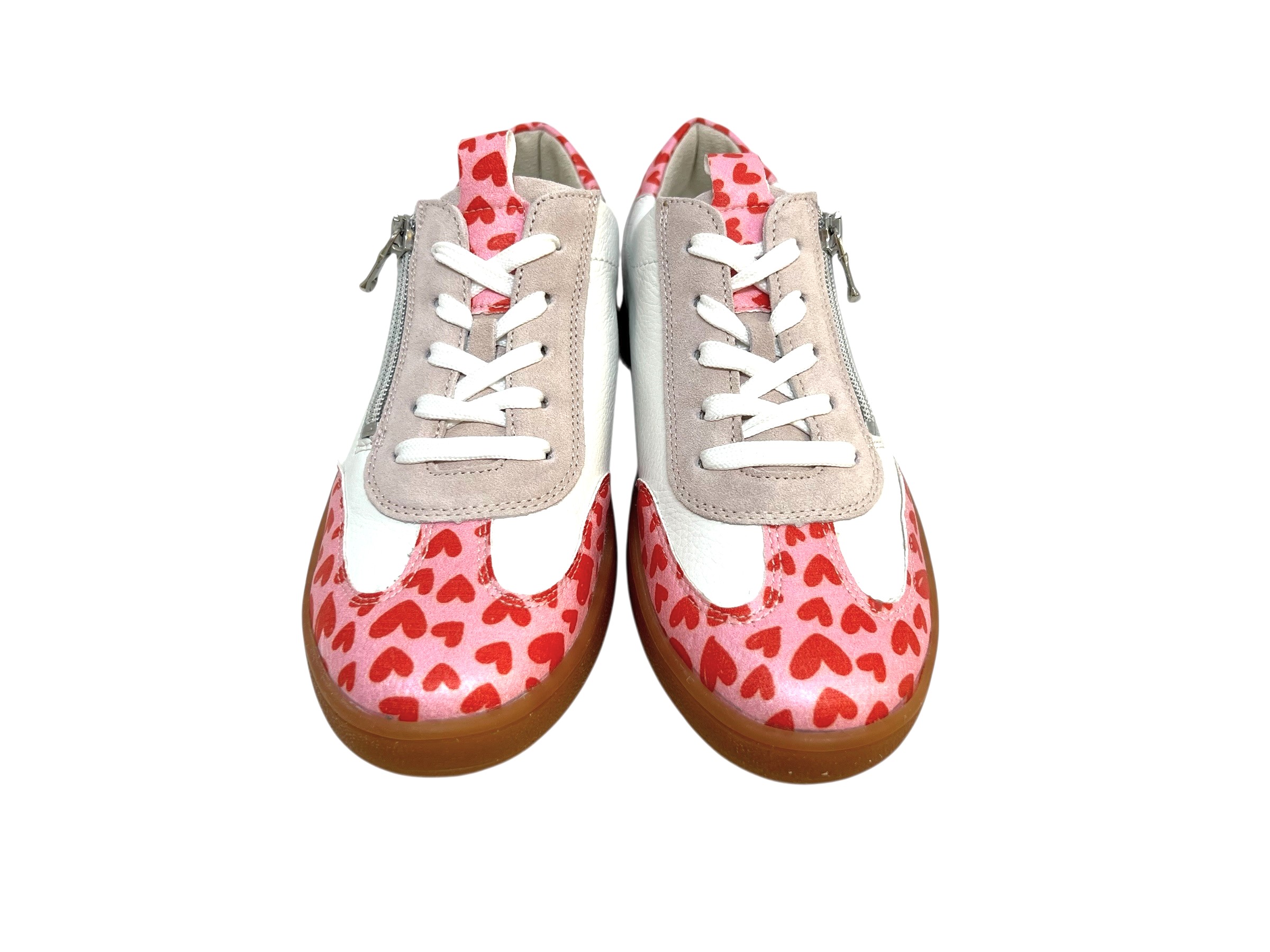 Waldläufer Sneakers H-DAISY weiß rosa Waldläufer Sneakers H-DAISY weiß rosa