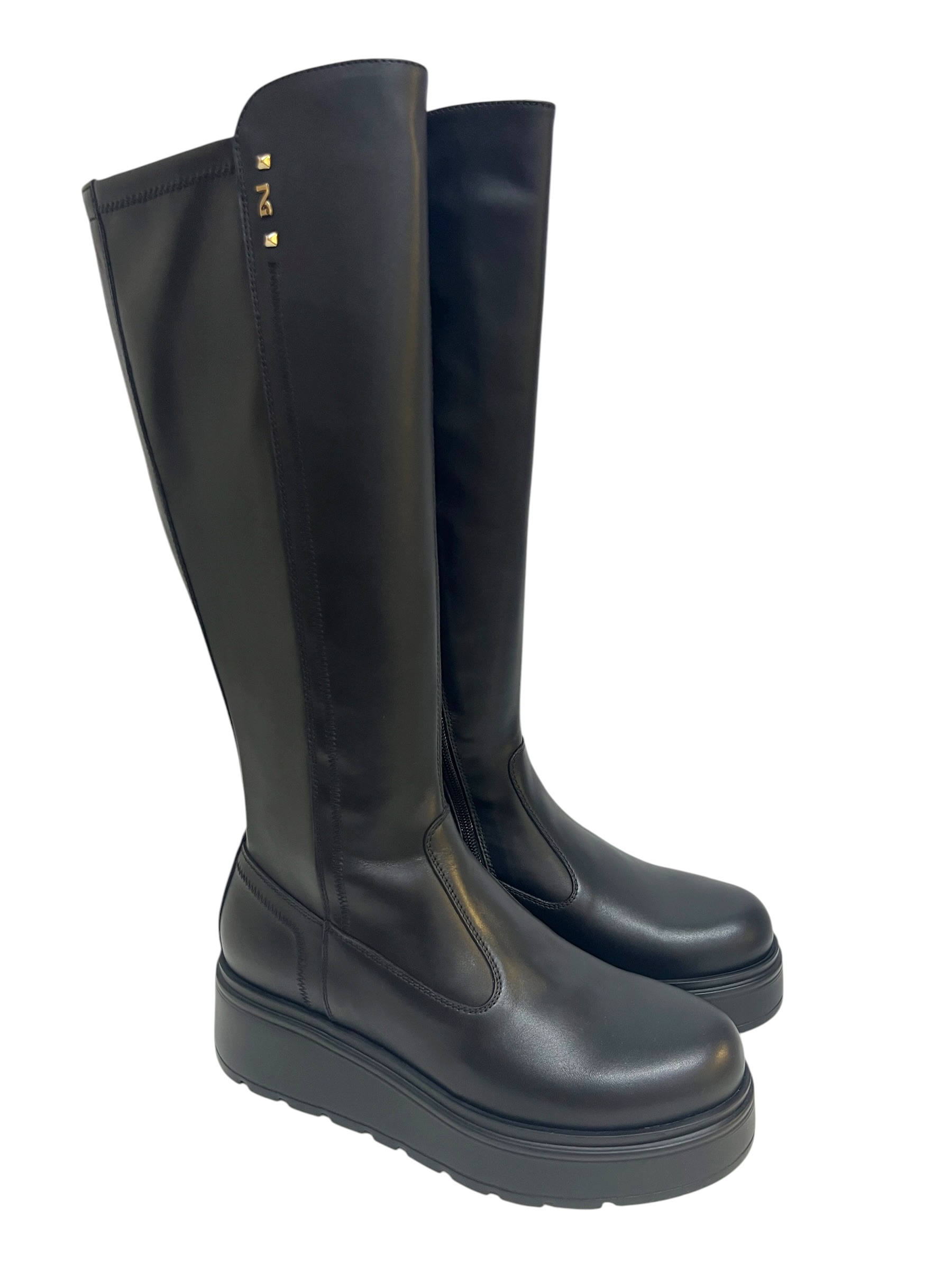 Nero Giardini Plateau-Stiefel schwarz