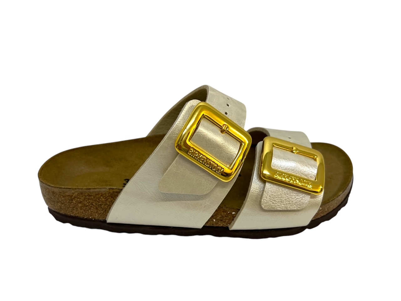 Birkenstock Pantolette SYDNEY CUSHIO BUCKLE beige