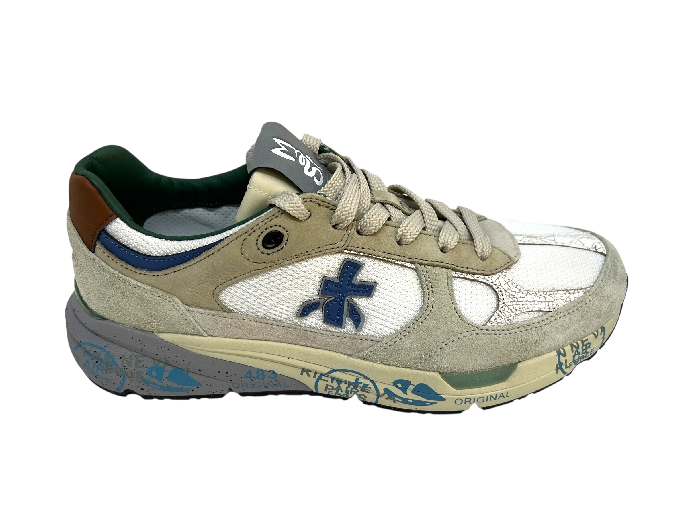 Premiata Sneakers MASE grau weiß