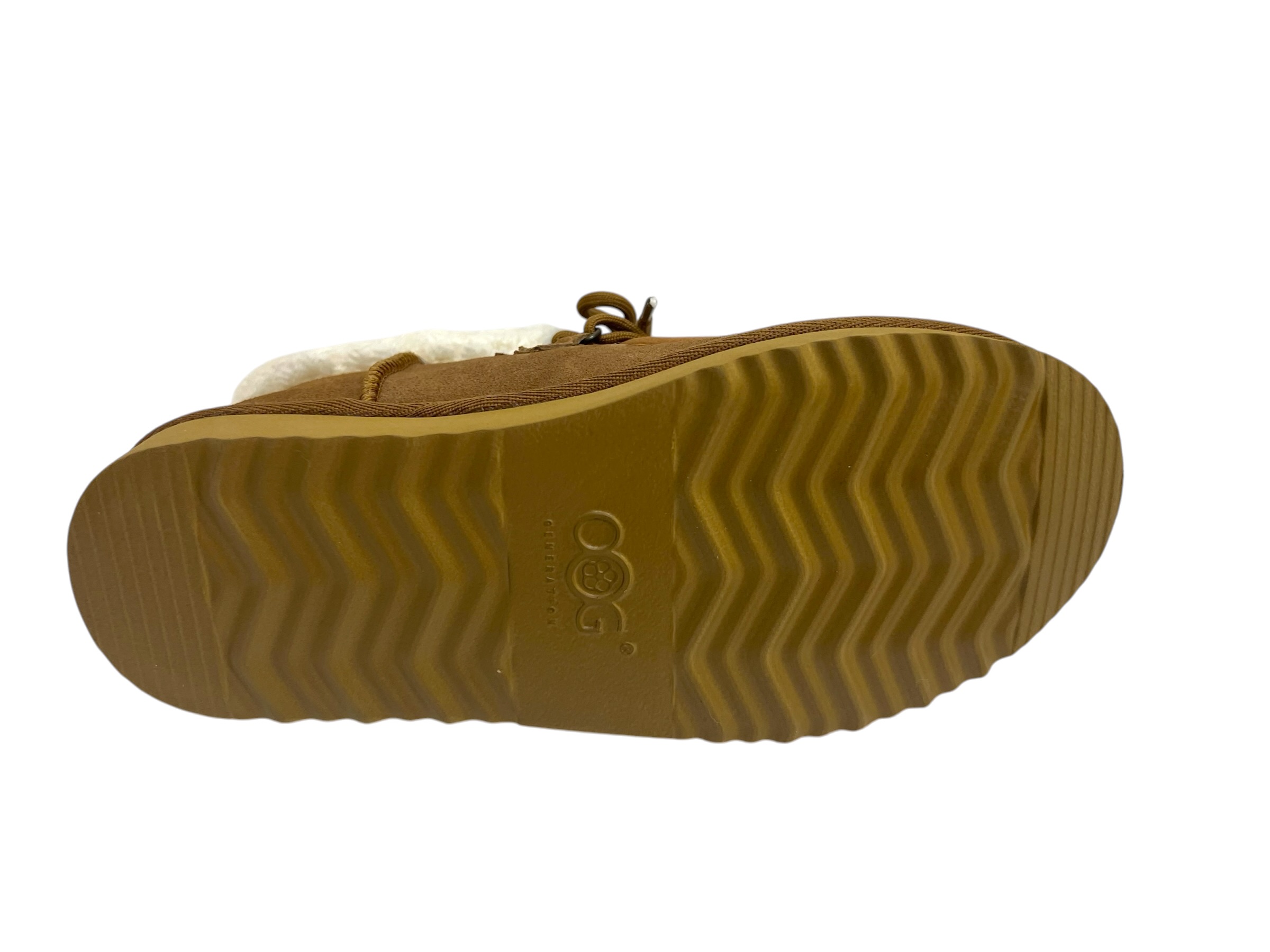 OOG Schnürstiefelette Camel
