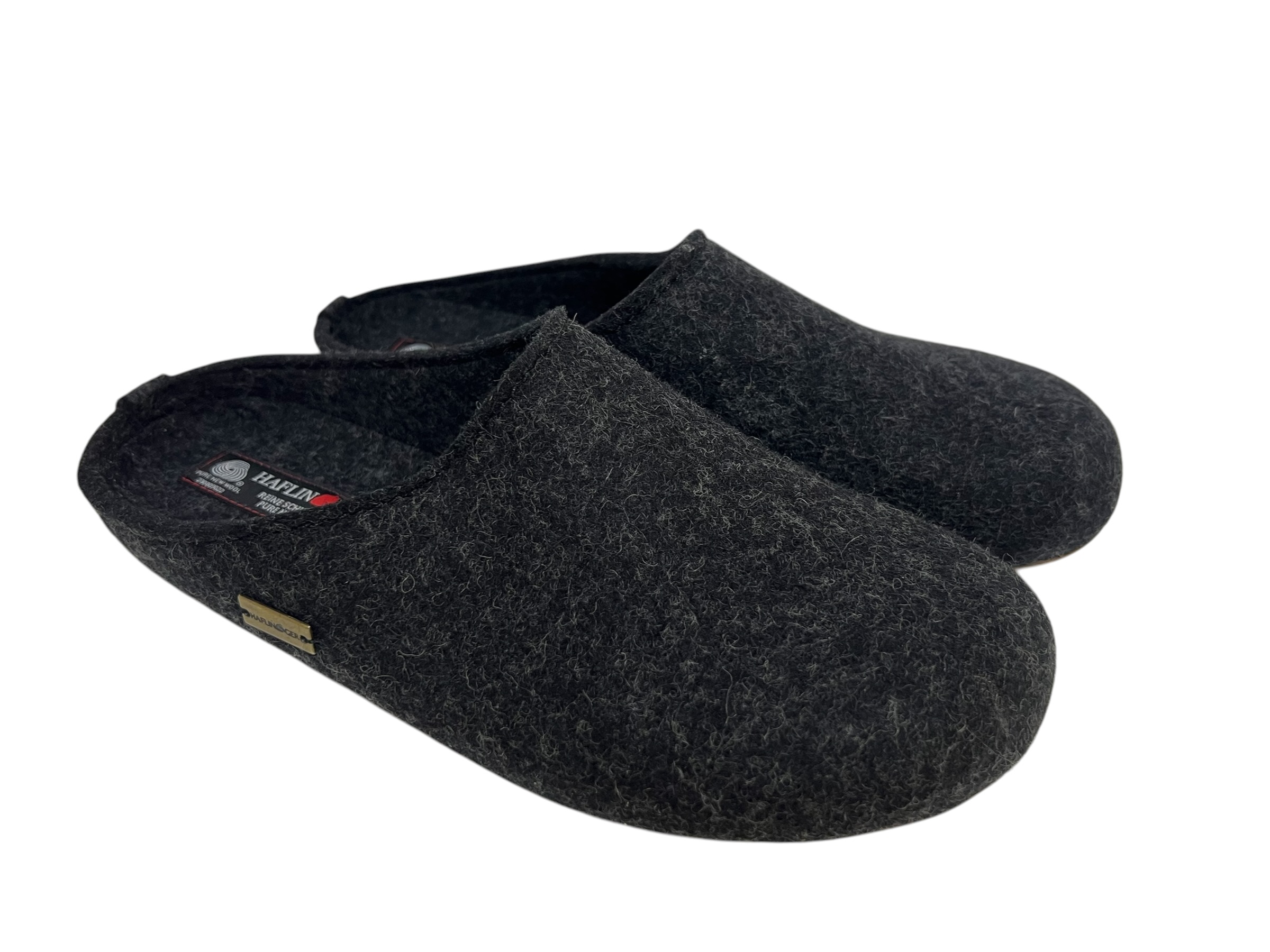 Haflinger Pantolette EVEREST FUNDUS anthrazit Haflinger Pantolette EVEREST FUNDUS anthrazit