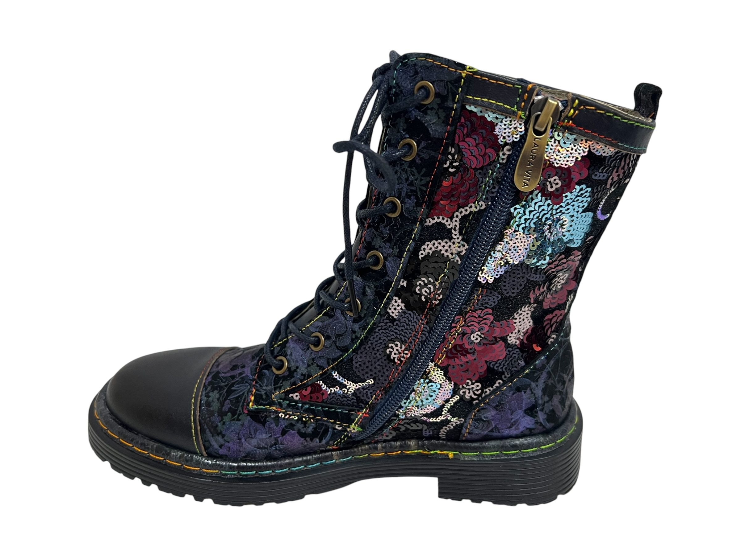 Laura Vita Stiefelette INCASO blau