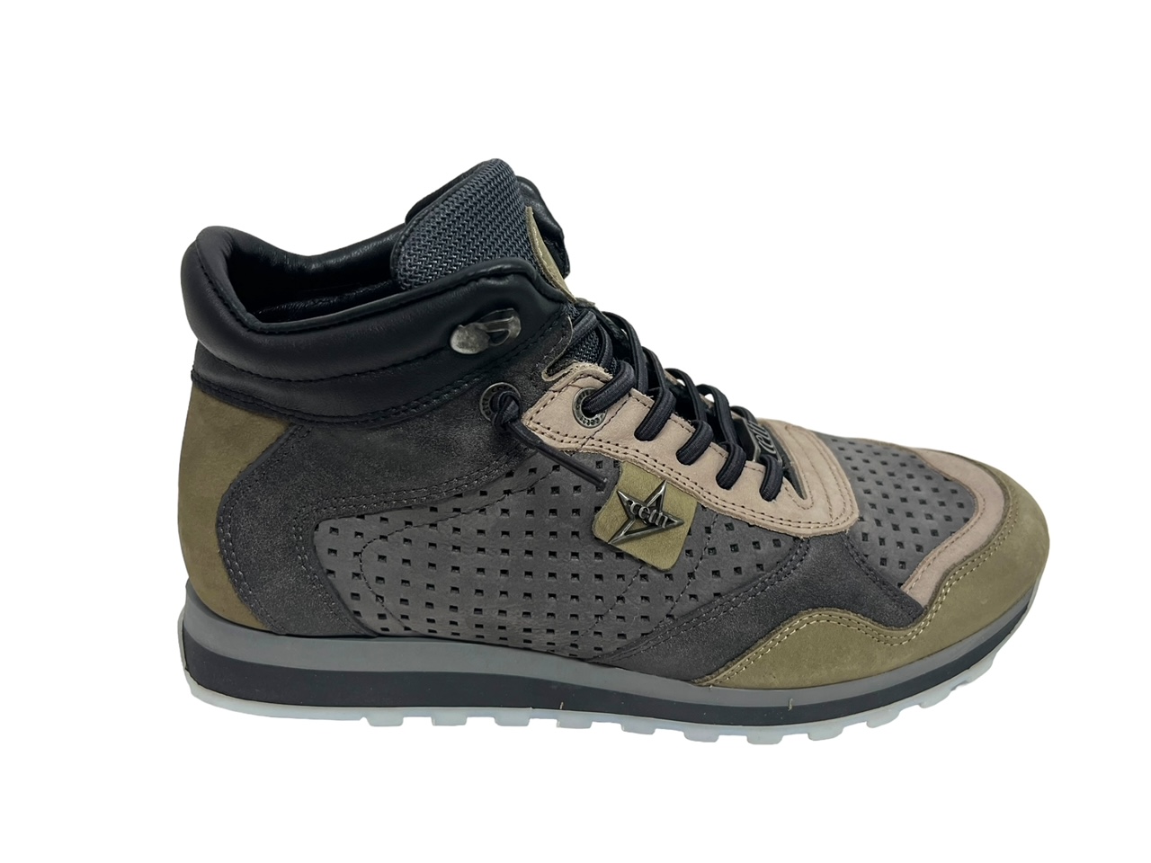 Cetti Sneakers high grau khaki