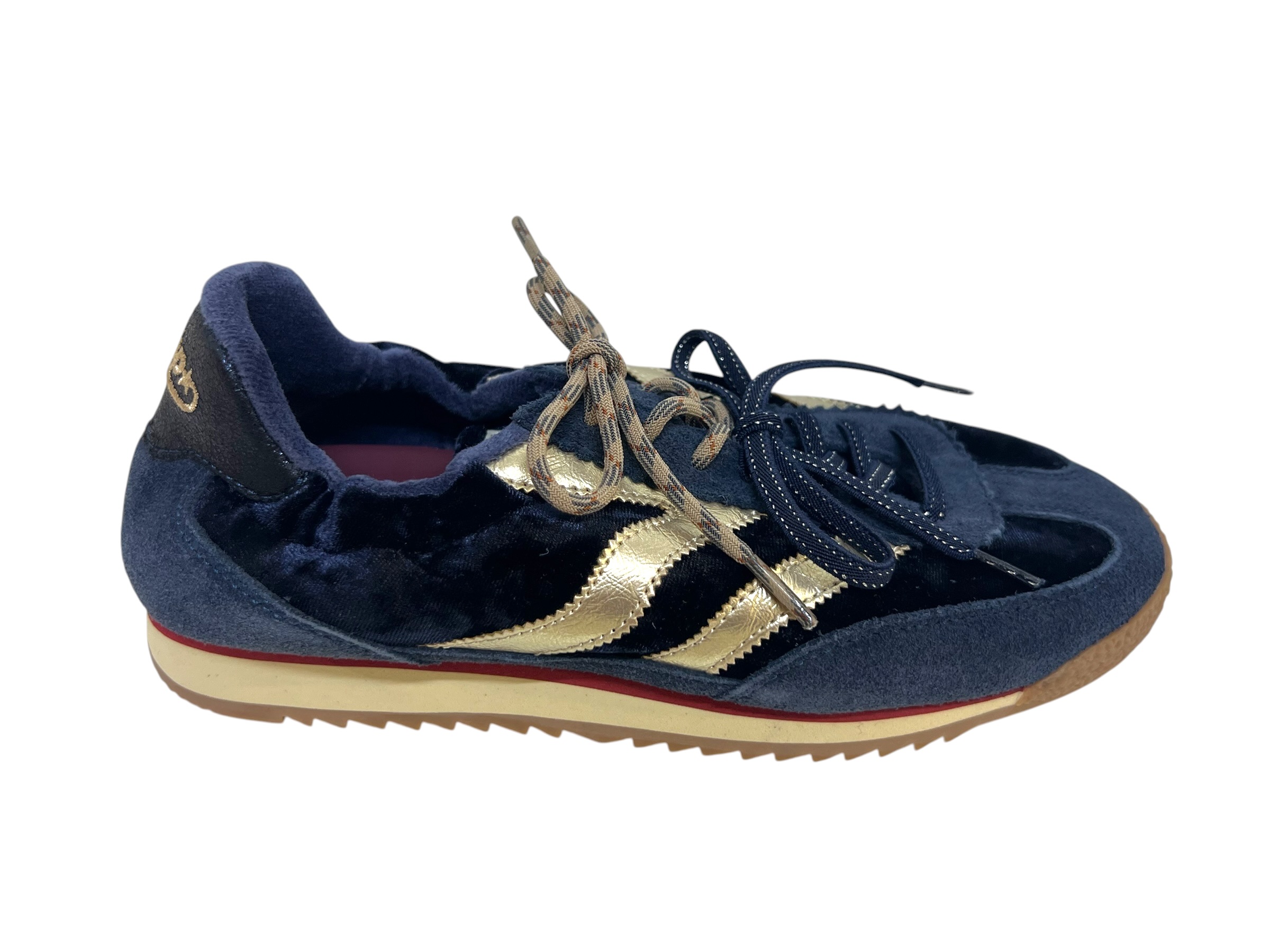 Maripe Sneakers UTAH V.9 blau / gold