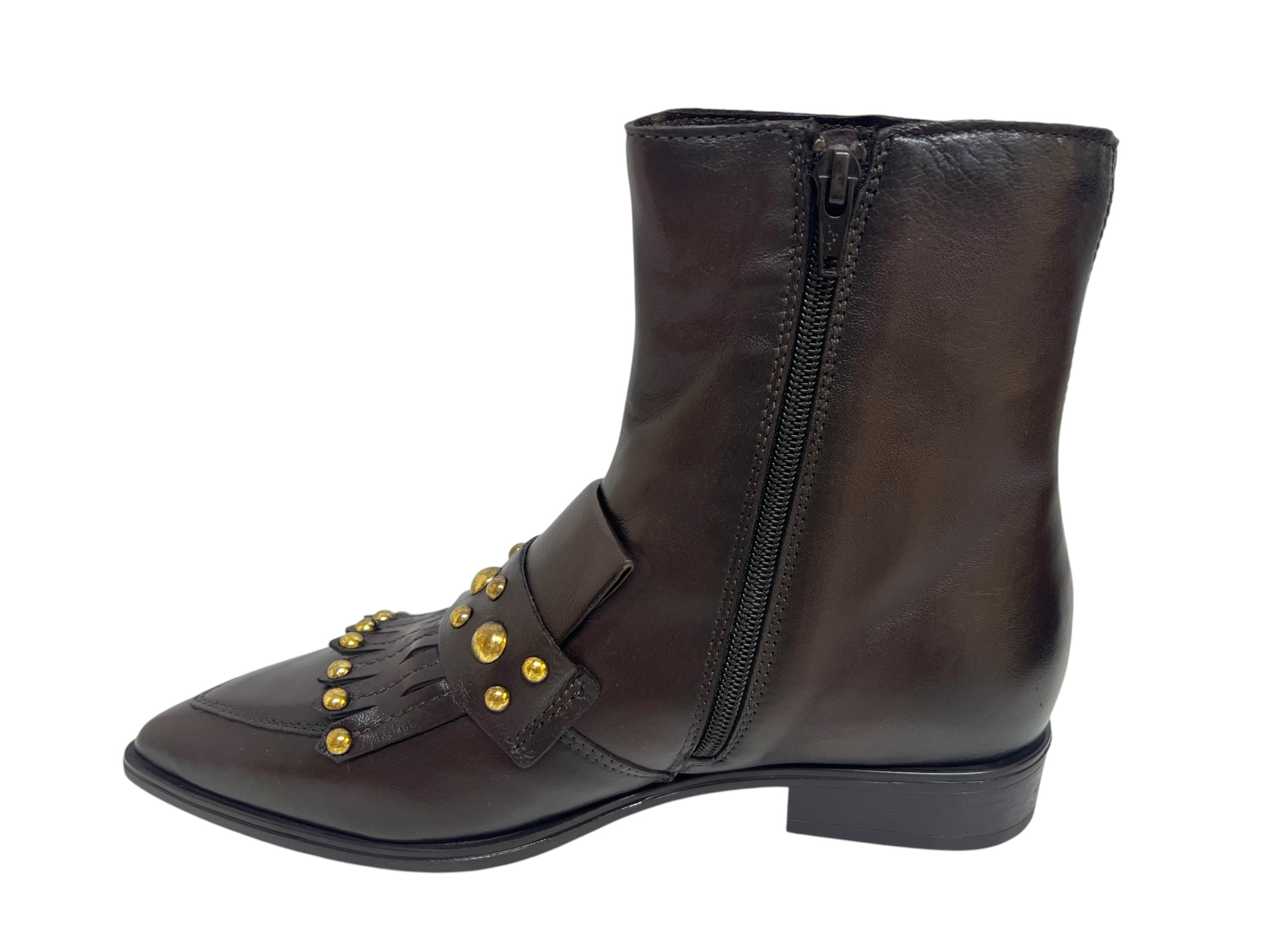 Mjus Stiefelette dunkelbraun