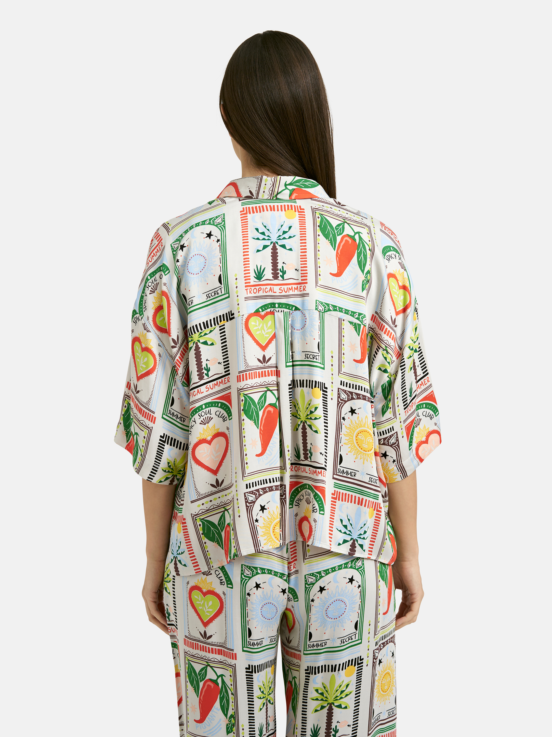 Smith & Soul Bluse chili print