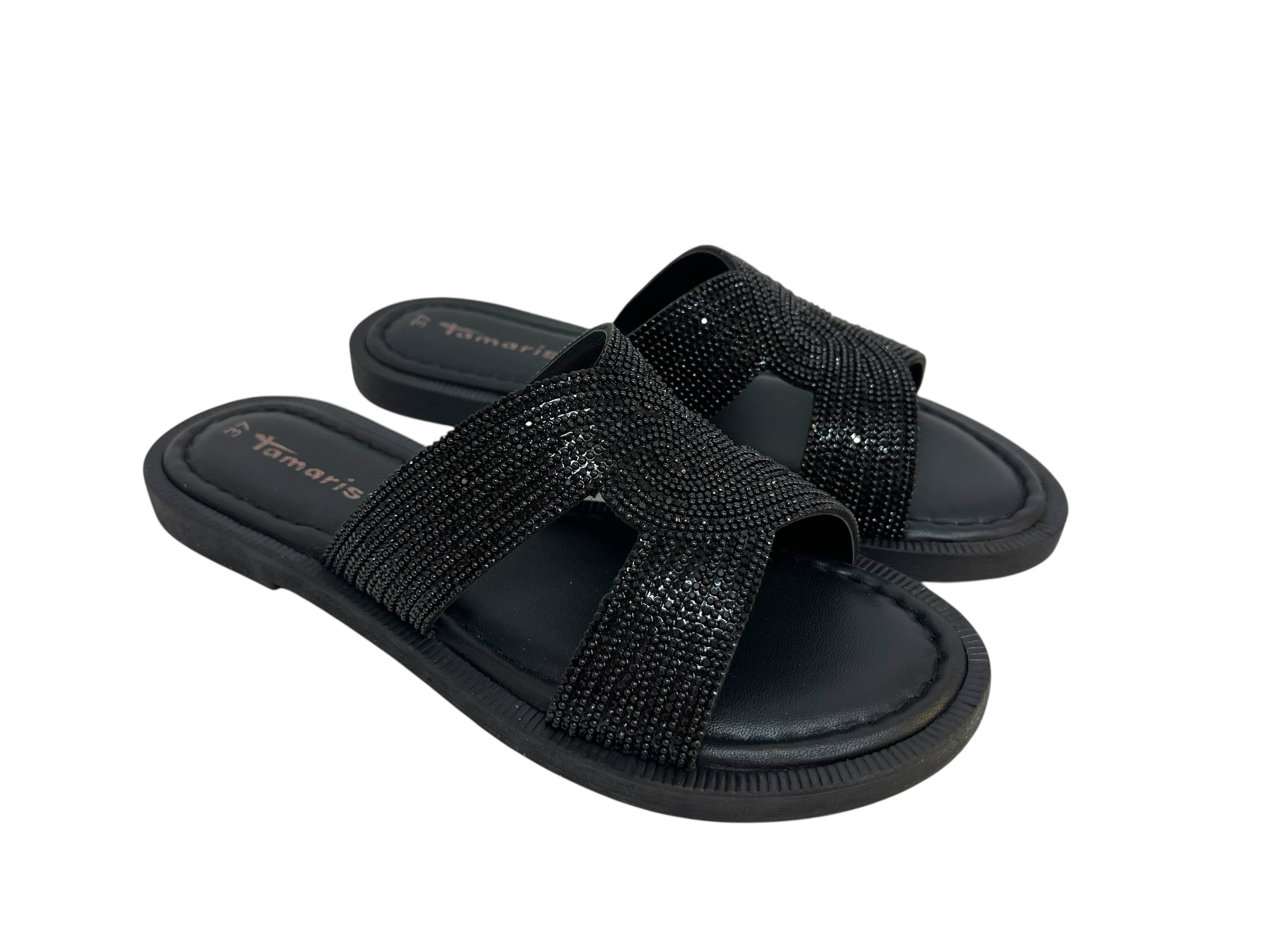Tamaris Pantoletten scharz Tamaris Pantoletten scharz