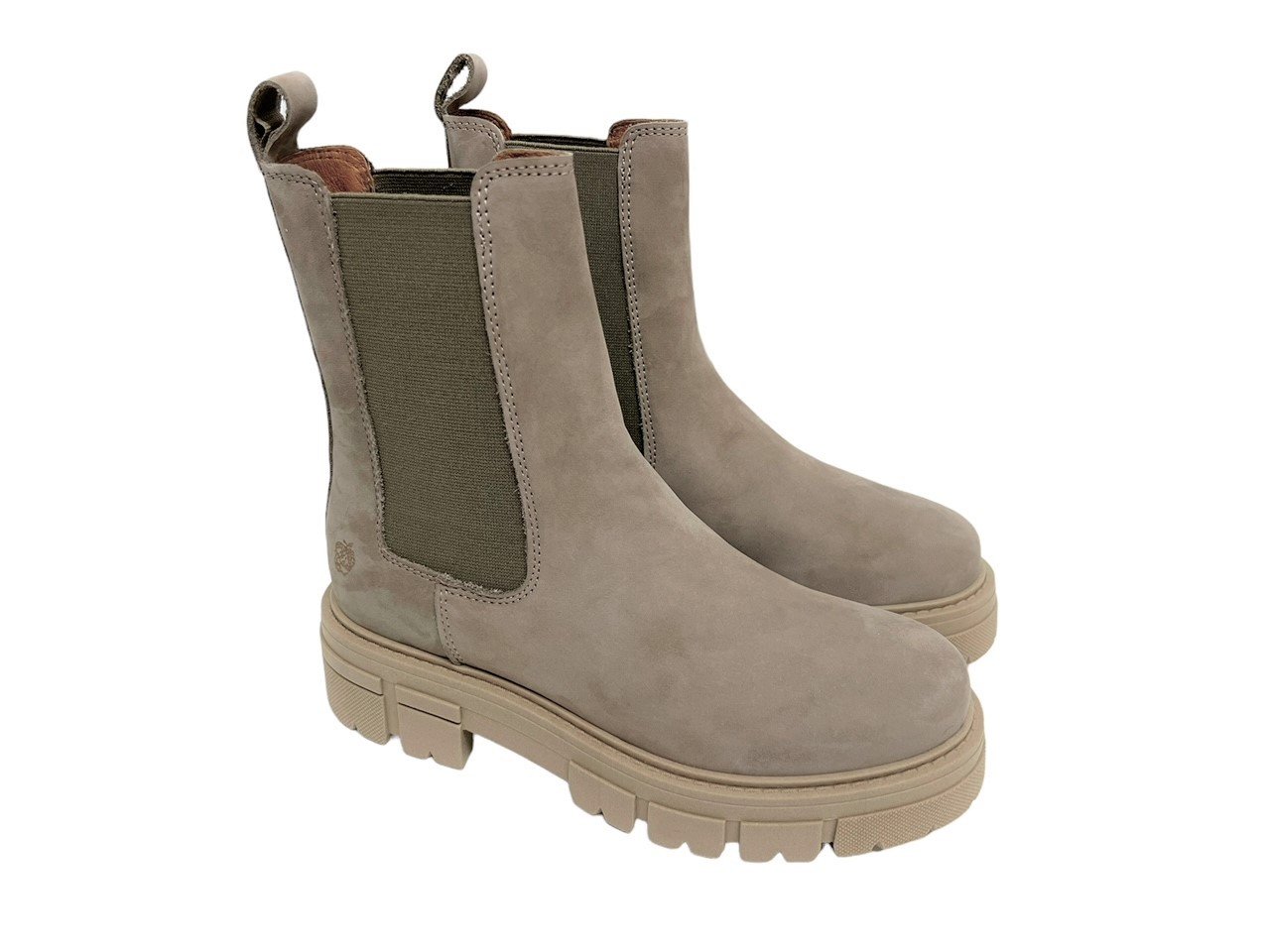 Apple of Eden Chelsea Boots CONNY taupe