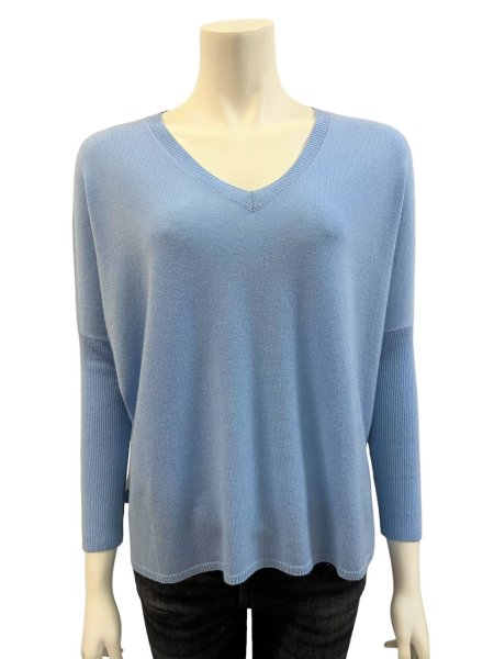 Absolut Cashmere Pullover CAMILLE hellblau