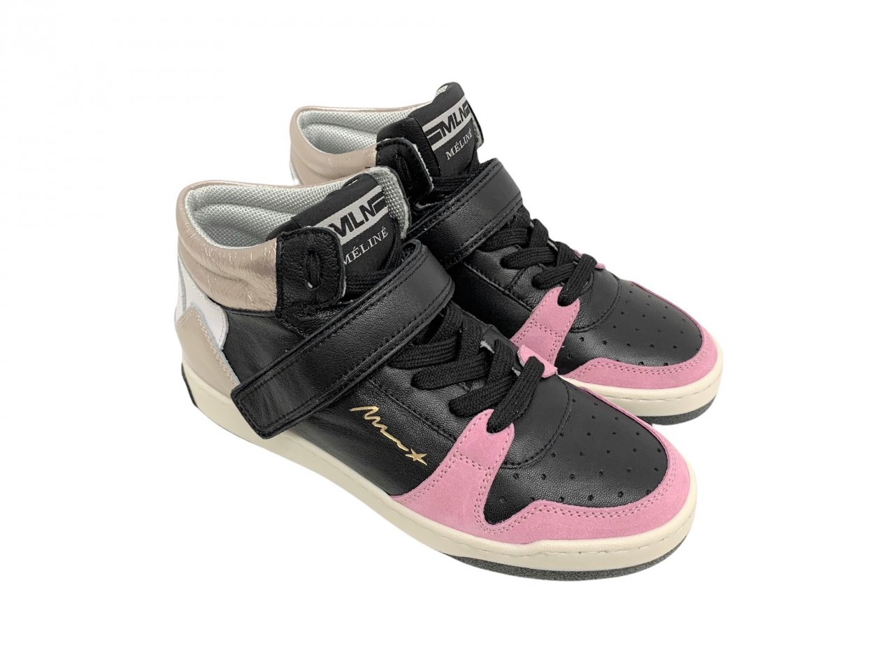 Meline Sneakers high schwarz